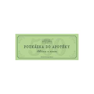 Organická apotéka Havlíkova poukázka 500 kč (platná pro české prodejny a eshop)