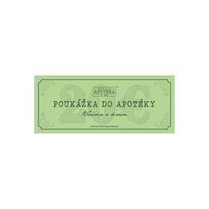Organická apotéka Havlíkova poukázka 20 € (platná pro slovenské prodejny a eshop)