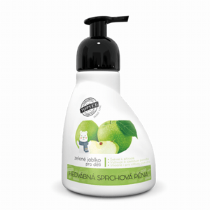 GREEN IDEA Sprchová pěna - zelené jablko - vhodné pro děti 300 ml