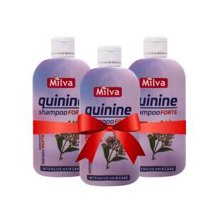 Balíček šampon chinin forte 3x 200 ml