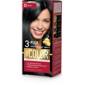 Barva na vlasy - černá č. 01 Aroma Color