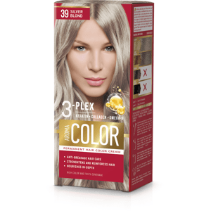 Barva na vlasy - stříbrná blond č. 39 Aroma Color
