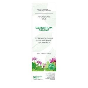 Posilující šampon na vlasy s bio geranium Via natural 250ml