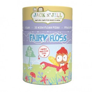 Zubní nit pro děti Fairy Floss Jack N' Jill 30ks