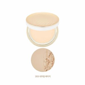 THE FACE SHOP Pudr fmgt Gold Collagen Ampoule Two-Way Pact - #203 Natural Beige