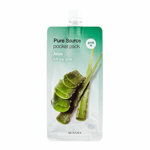MISSHA Noční maska Pure Source Pocket Pack Sleeping Mask - Aloe (10 ml)