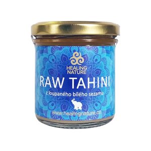 Healing Nature RAW Tahini z loupaného bílého sezamu, 165 ml,