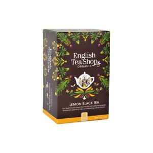 English Tea Shop BIO Černý čaj a citron, 20 sáčků,