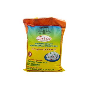 Shalamar Foods Rýže Basmati výběrová, 5 kg