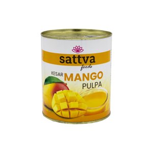 Sattva Mangové pyré (odrůda Kesar mango), 850 g,