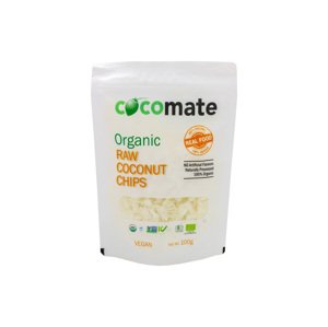 Cocomate BIO RAW Kokosové chipsy, 100 g,