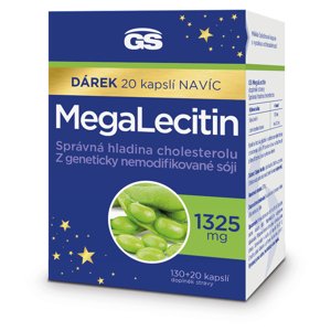 GS Mega Lecitin 1325 mg 130+20 kapslí