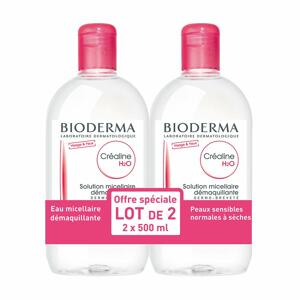 BIODERMA Sensibio H2O micelární voda 500ml 1+1 exp 4/2024