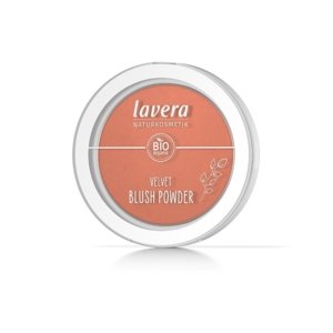 Lavera Sametová pudrová tvářenka 01 Rosy Peach 4,5 g
