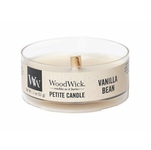 WoodWick Petite Vanilla Bean vonná svíčka 31 g