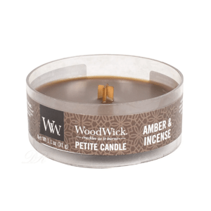 WoodWick Petite Amber & incense vonná svíčka 31 g