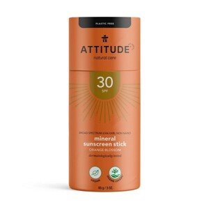 Attitude 100% minerální ochranná tyčinka SPF30 Orange Blossom 85 g