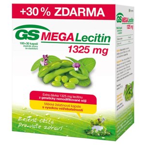 GS MEGA Lecitin 1325 mg 100 + 30 kapslí