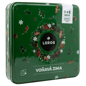 Leros Voňavá zima dárkové balení zelené 9x5 sáčků