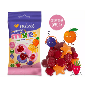 MIXIT Ovocné Mixies - přírodní želé bonbony 35 g