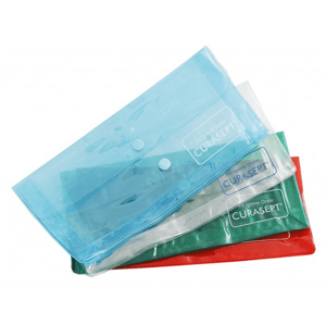CURASEPT cestovní průhledná PVC taštička Barva: Modrá