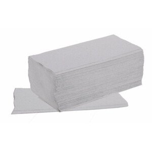 Linteo Papírové ručníky ZZ, 230 x 250 mm, 250 ks, šedé