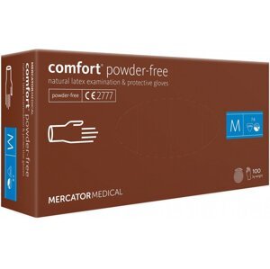 Mercator Medical Comfort Powder-Free nepudrované 100 ks Rozměr: M