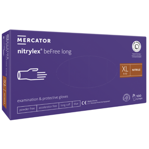 Mercator Medical Nitrylex beFree long 100 ks Rozměr: XL