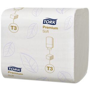 114273 Tork Folded jemný toaletní papír, 2 vrstvy, 7560 ks, bílý, T3