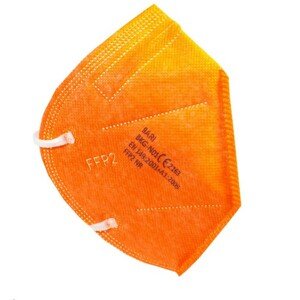 Bari Medical Respirátor FFP2 barevný, 1 ks Barva: Oranžová