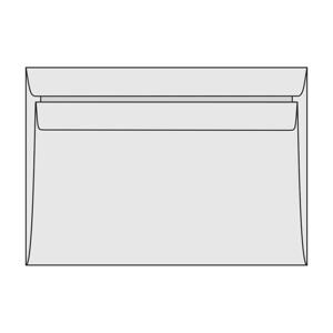 Krkonošské obálky Obálka C6, 114x162 mm, samolepicí, bílá, 50 ks