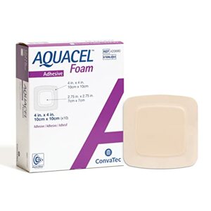 Convatec Aquacel Foam Adhezivní pěnové krytí, 10 ks Rozměr: 12,5x12,5 cm