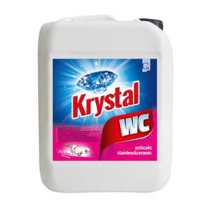 Krystal WC kyselý na nerez a keramiku růžový 750 ml Varianta: KRYSTAL WC kyselý na nerez a keramiku, růžový 5L