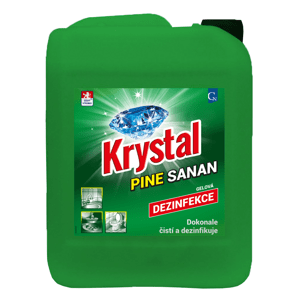 Krystal Pine Sanan - extra hustý čistící s dezinfekční gel 5 l Varianta: KRYSTAL Pine Sanan 5L