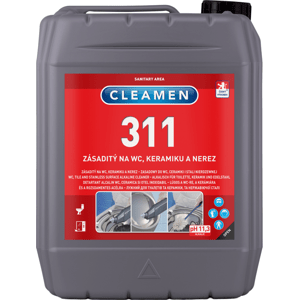 CLEAMEN 311 zásaditý WC 750 ml Varianta: CLEAMEN 311 zásaditý na WC, keramiku a nerez 5 l