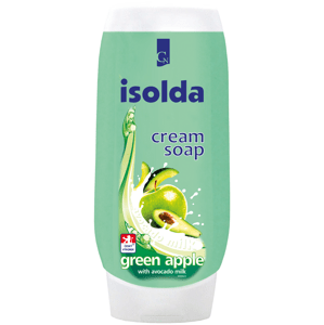 Isolda krémové tekuté mýdlo Zelené jablko s avokádovým mlékem 500 ml Varianta: ISOLDA zelené jablko, krémové mýdlo 500ml - CLICK&GO!