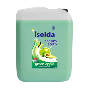 Isolda krémové tekuté mýdlo Zelené jablko s avokádovým mlékem 500 ml Varianta: ISOLDA zelené jablko, krémové mýdlo 5L